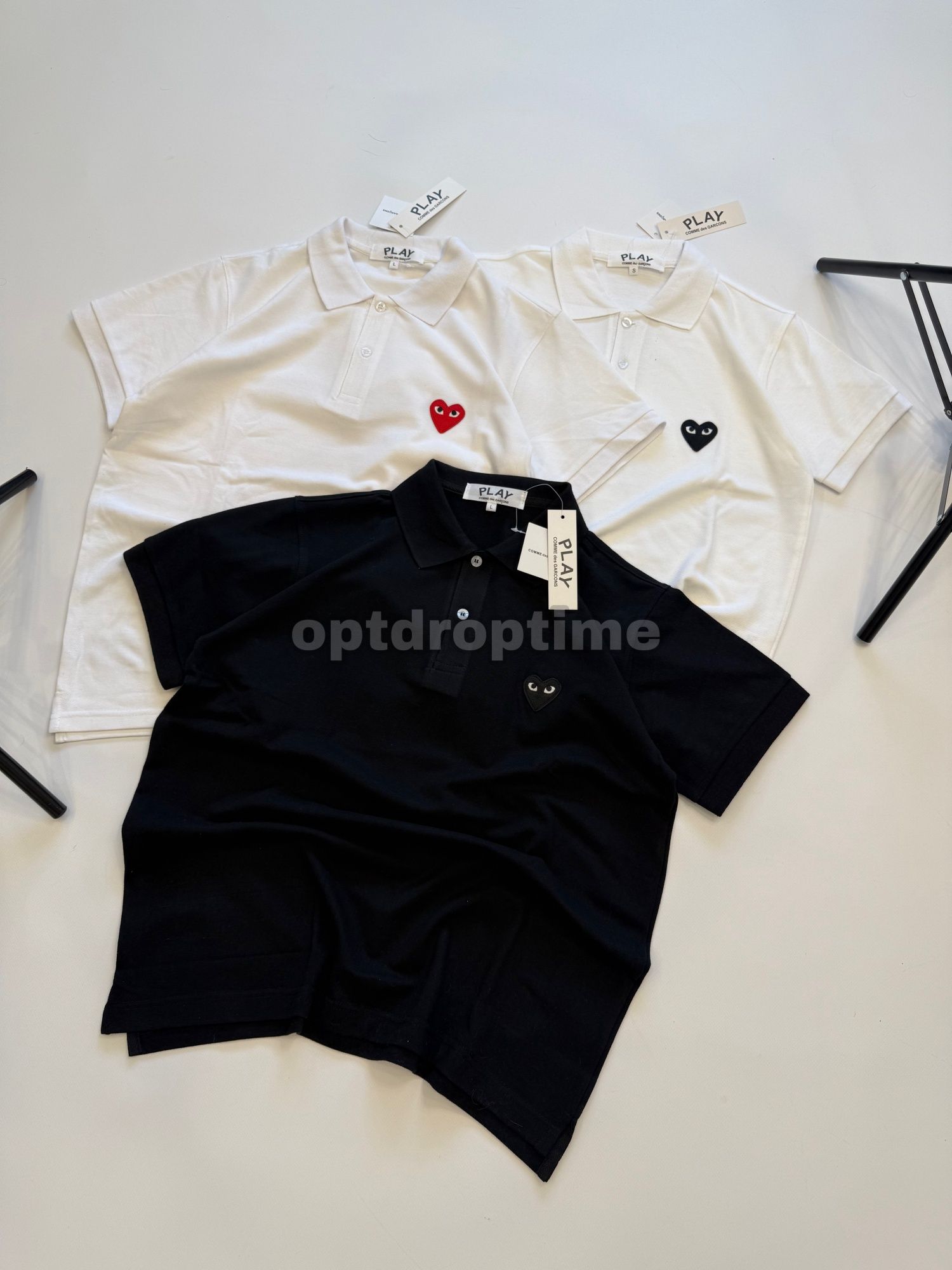 Футболка поло CDG Play / comme des garcons polo