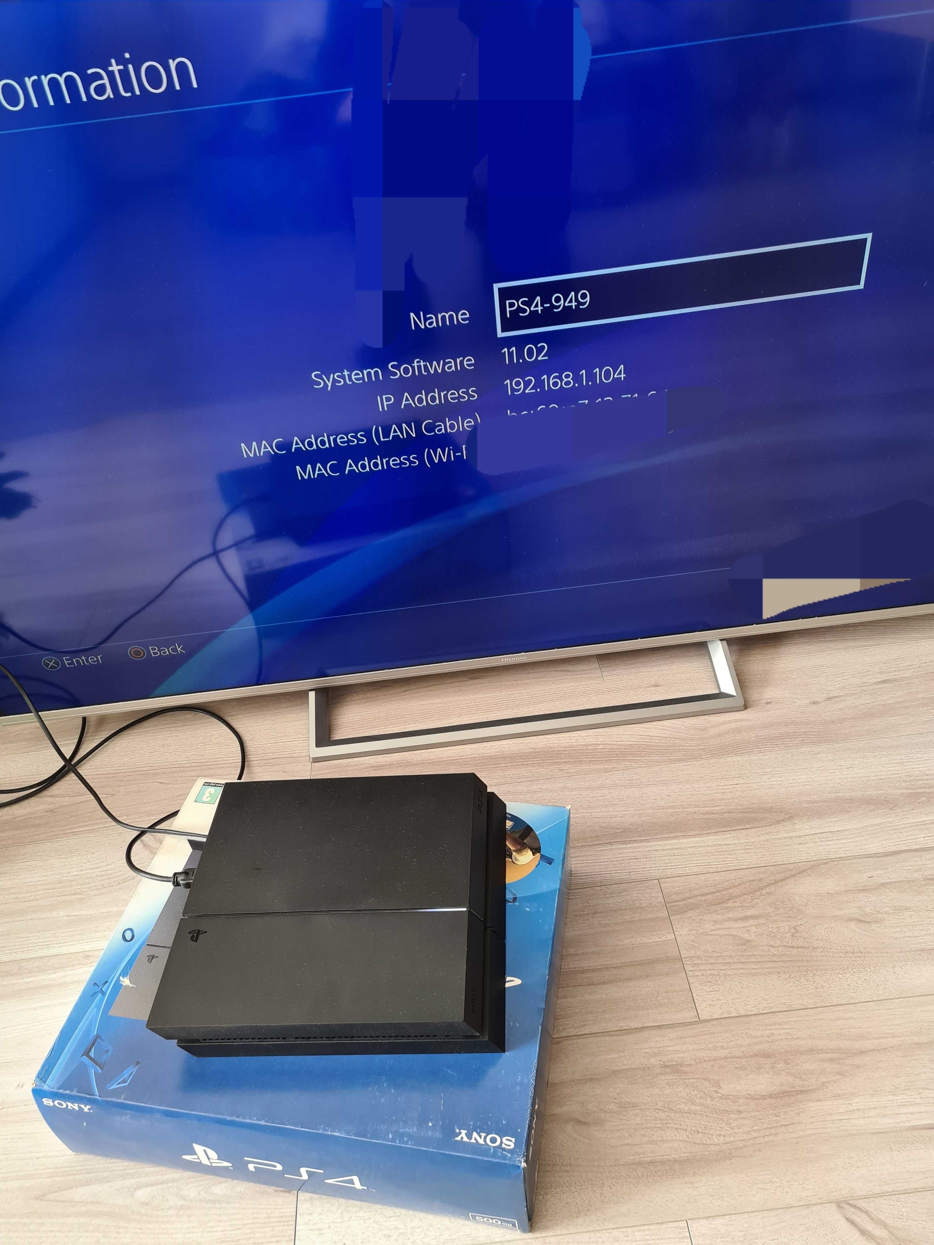 Sony Playstation 4 Fat 500Gb CUH-1216A JetBlack OFW 11.02 + гра цифра