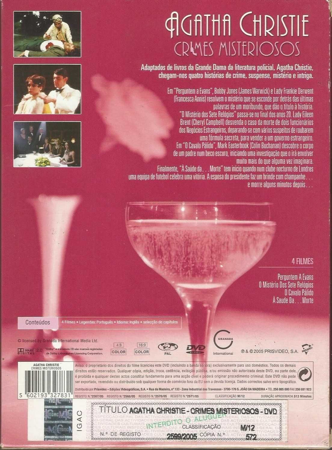 Agatha Christie: Crimes Misteriosos (4 DVD)