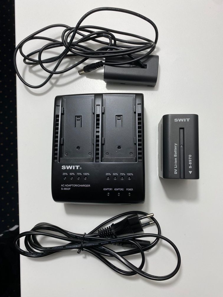 SWIT S-8970 Akumulator typu Sony NP-F z ładowarką SWIT S-3602F