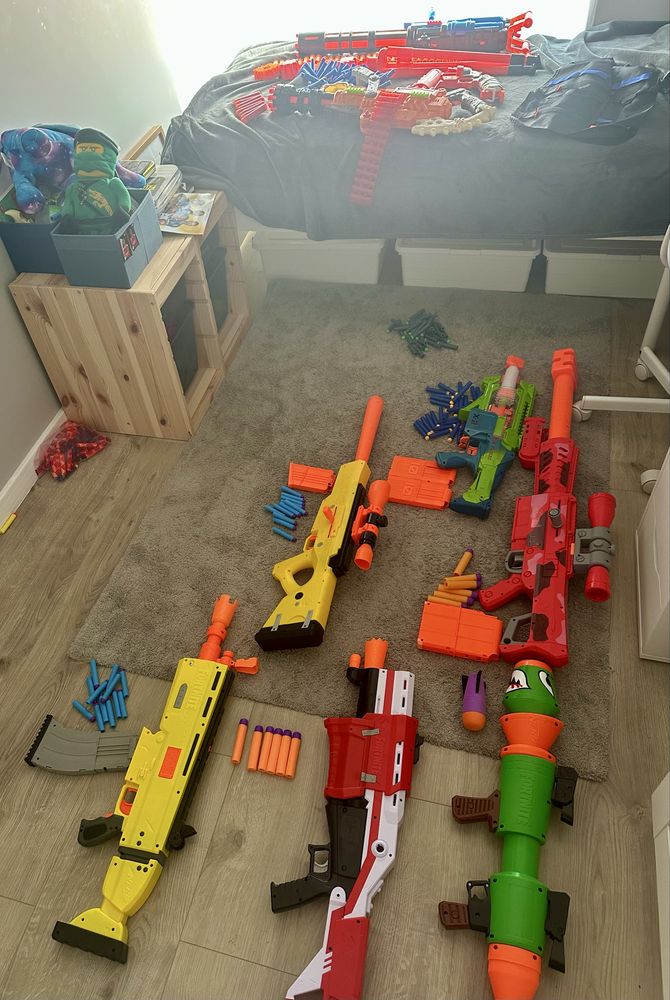 Nerf zestaw lub pojedyncze sztuki