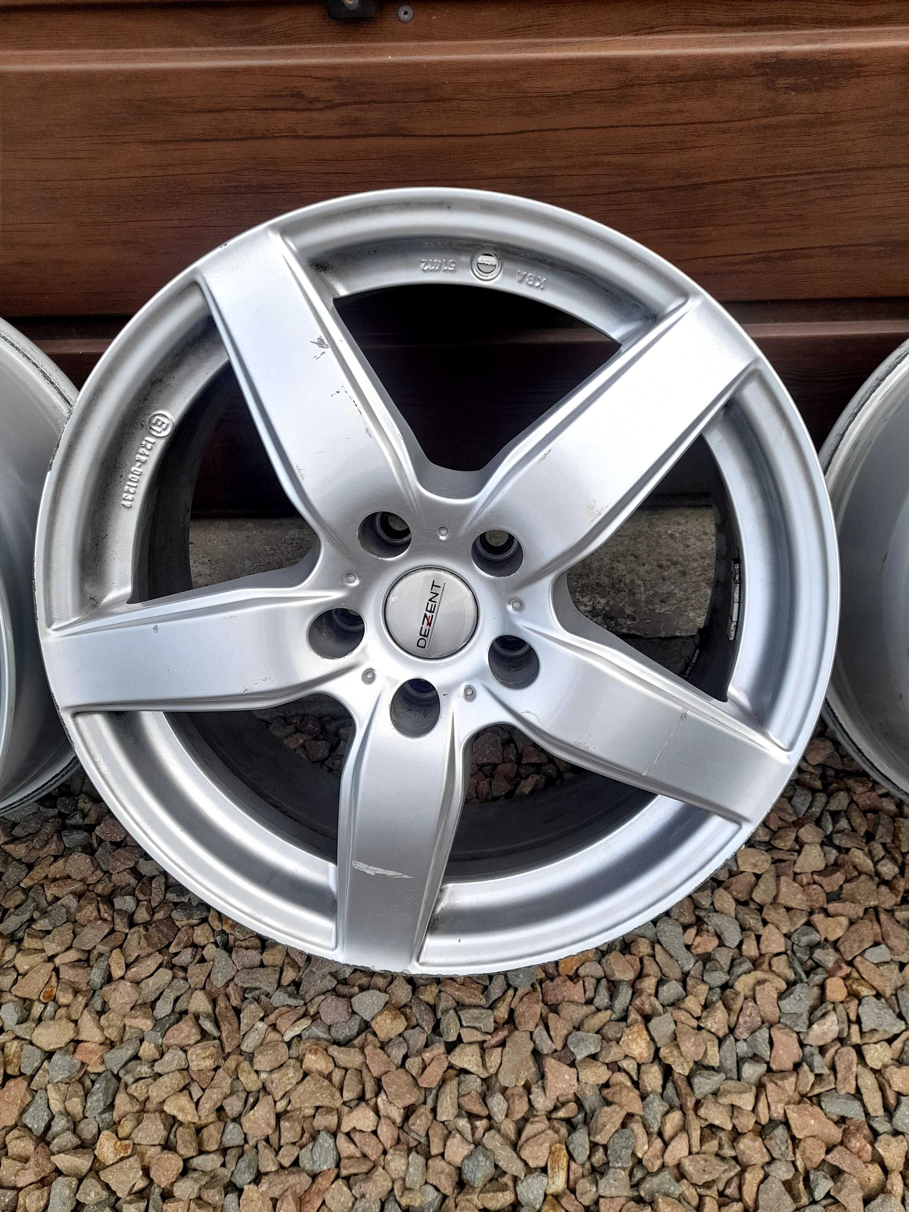 Alufelgi DEZENT  17cali 5x112 ET-27 VW SKODA SEAT itp  Okazja
