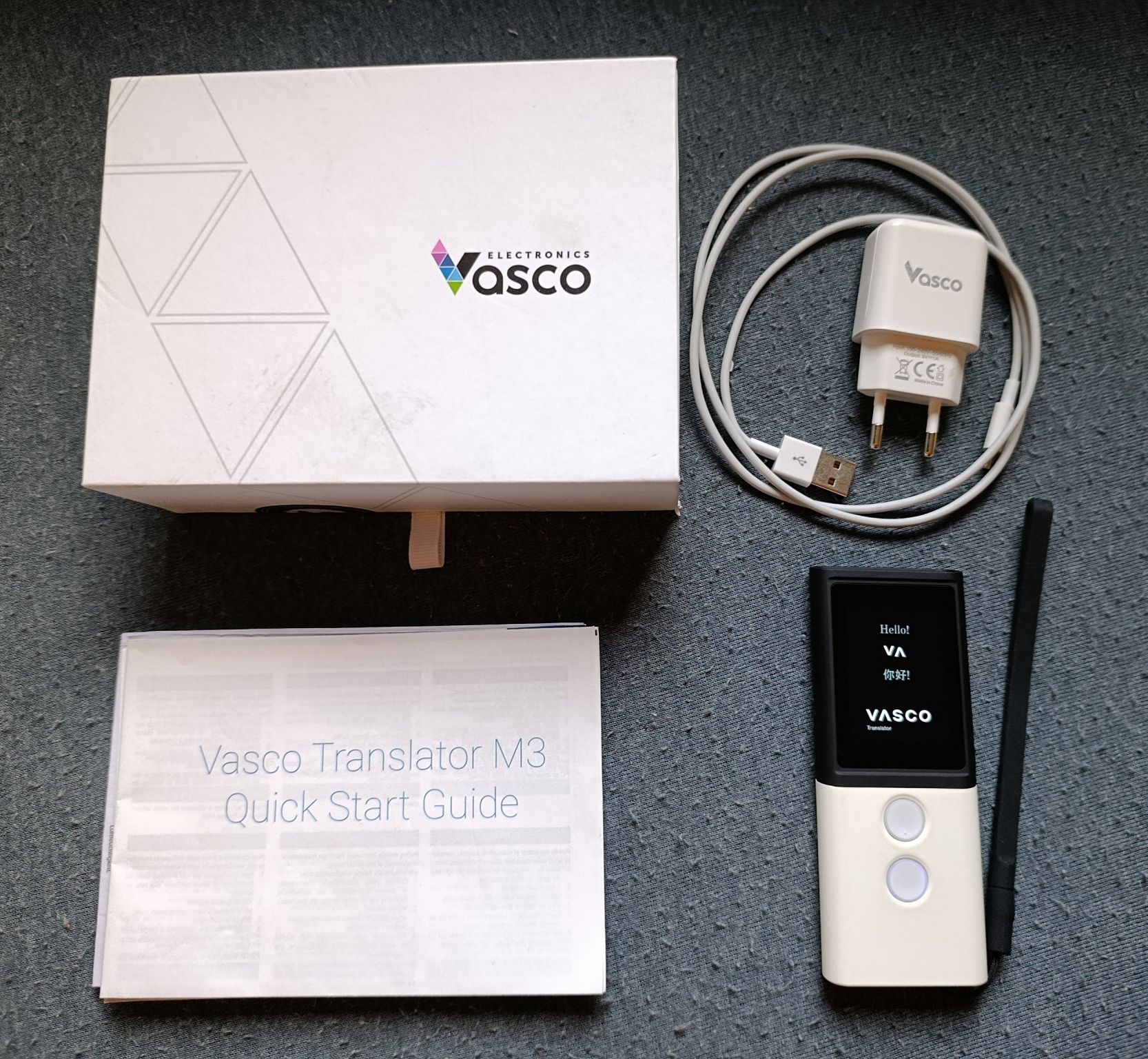 Vasco M3 white translator tłumacz mowy.