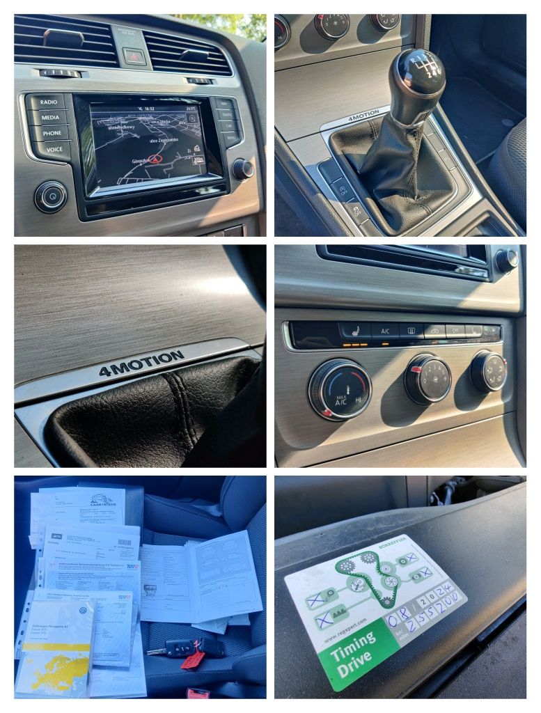 Volkswagen Golf VII 2.0TDI 4-Motion Nowy Rozrząd Super Serwisowany !