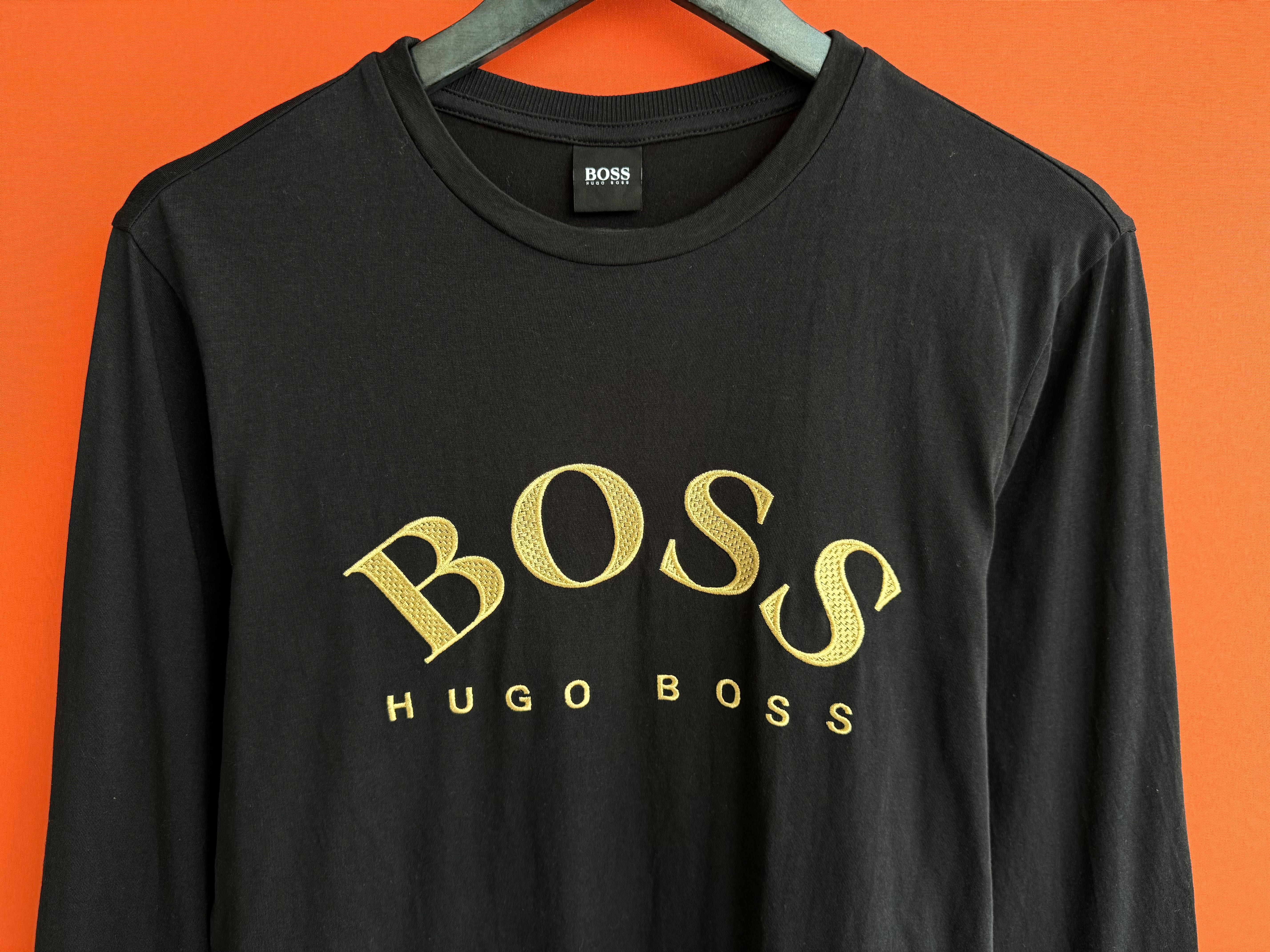 Hugo Boss оригинал мужская кофта футболка лонгслив размер S Б У