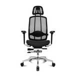 Fotel ergonomiczny Wagner AluMedic 10 - topowy model, super stan