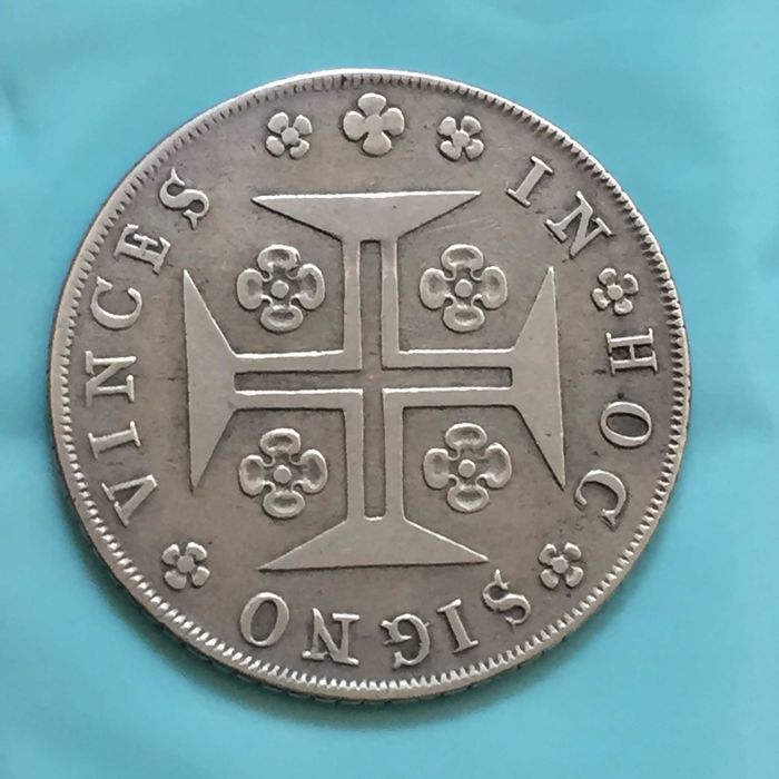 CRUZADO NOVO (480 réis) 1781 D. Maria I e D. Pedro III - prata