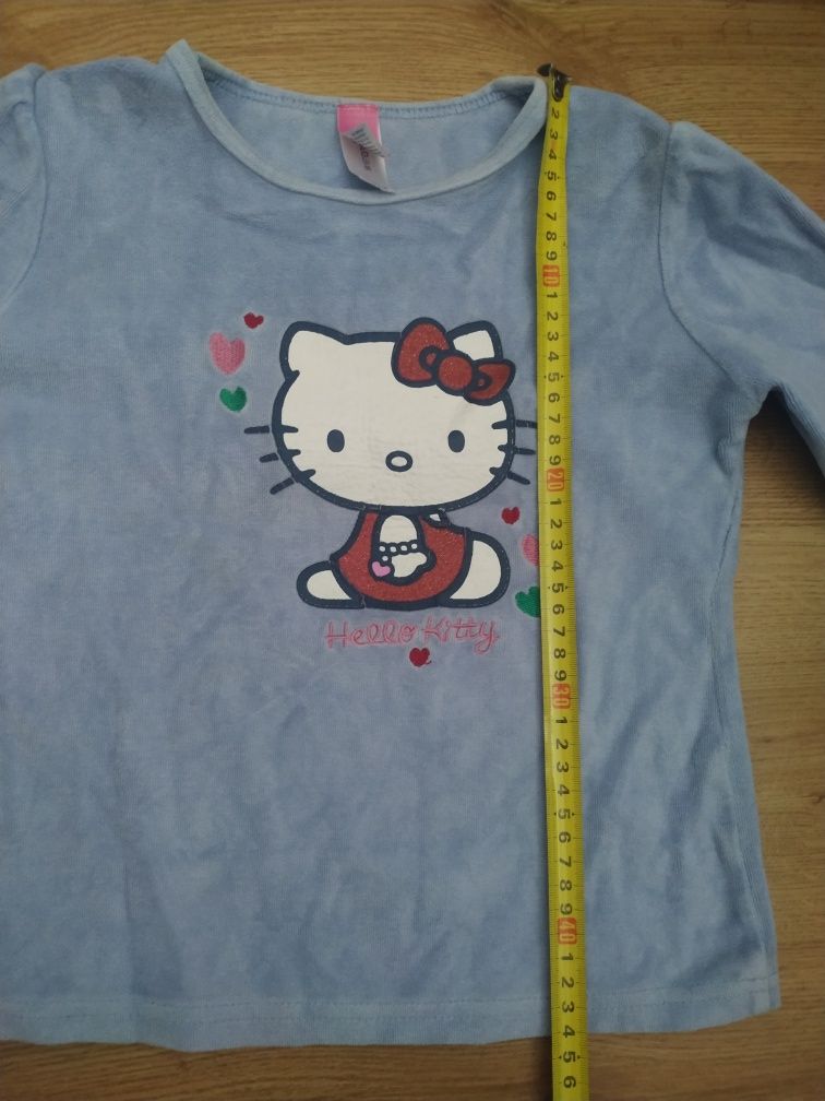 Welurowa piżama Hello kitty 122-128 cm