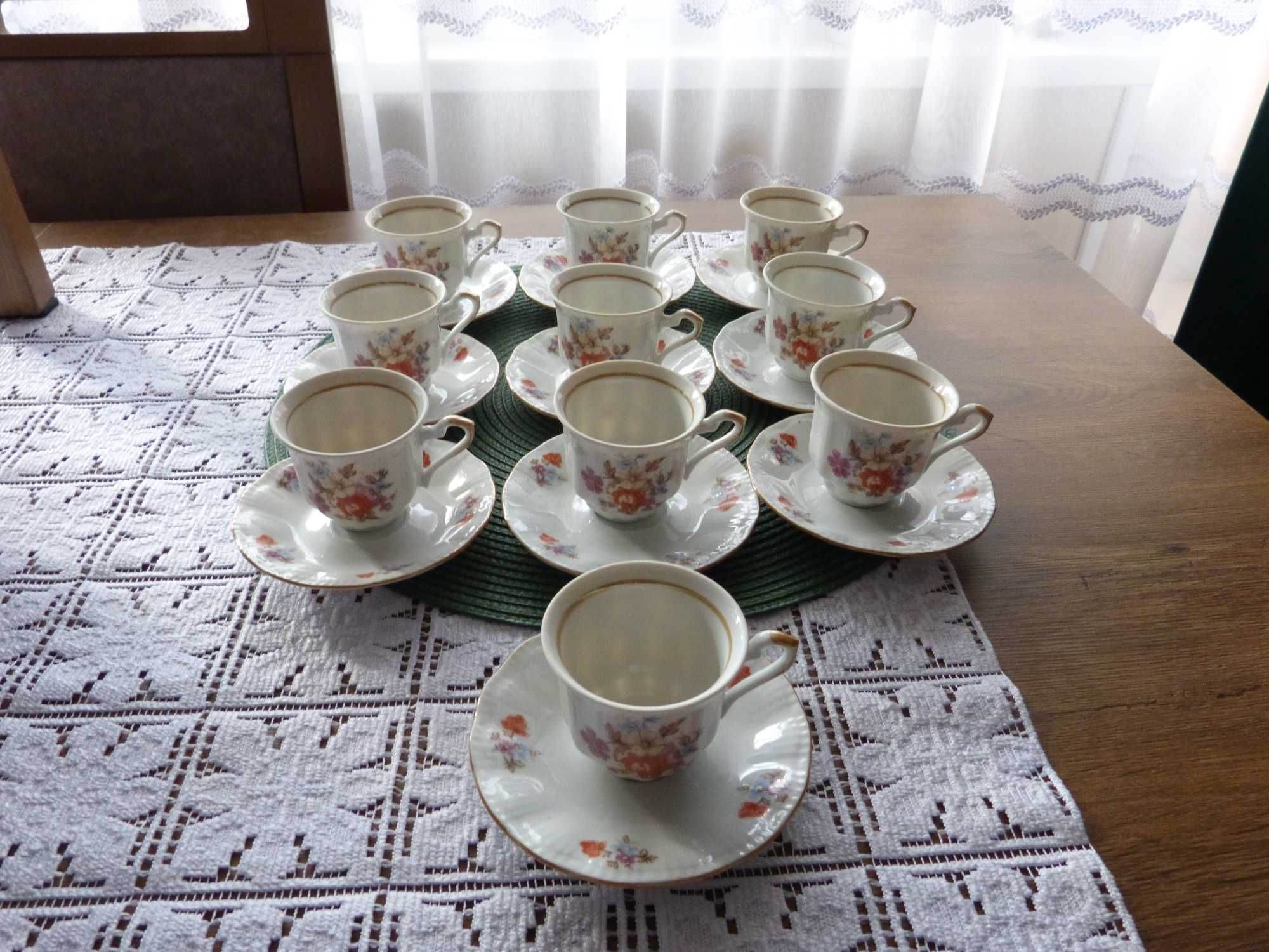 Wałbrzych zestaw porcelanowy do kawy