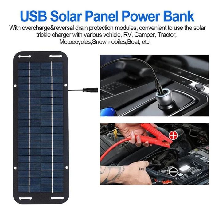 Panel solarny 60W 12V bateria słoneczna ładowarka solarna USB