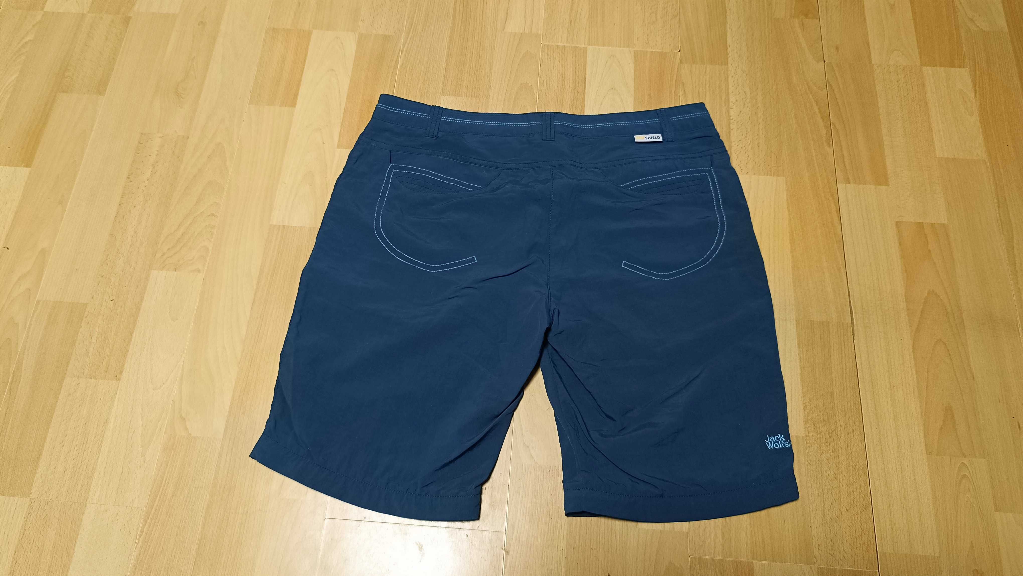 Damskie spodnie turystyczne JACK WOLFSKIN UV SHIELD r.L stan b.dobry