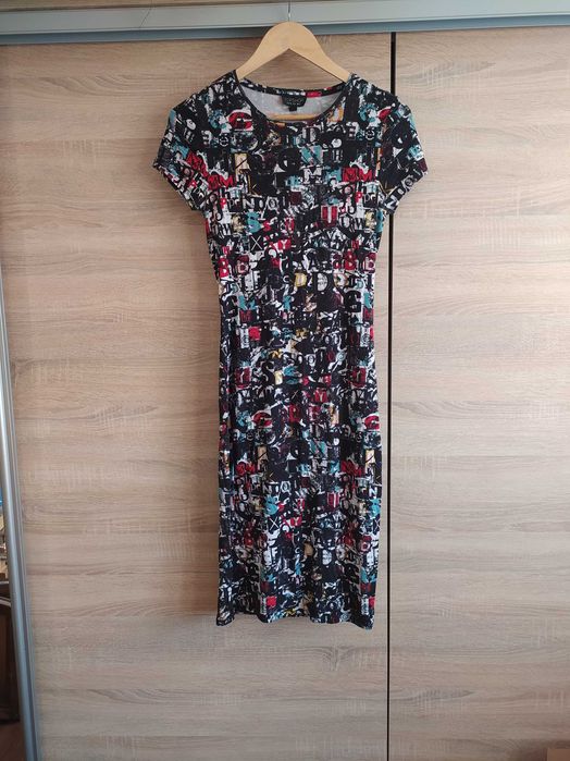 Sukienka Top Shop r. 40 wycięte plecy długa