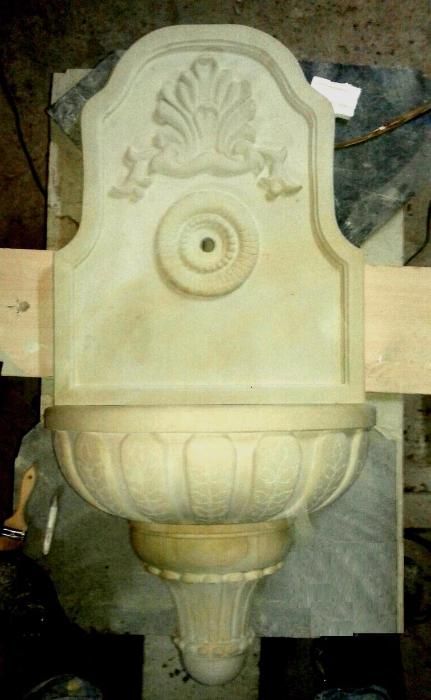 Курна для бани (хамама) из мрамора, оникса, рукомойник, мойка, фонтан