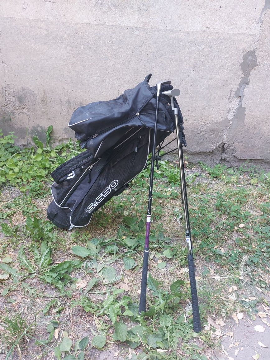Kije golfowe z torbą