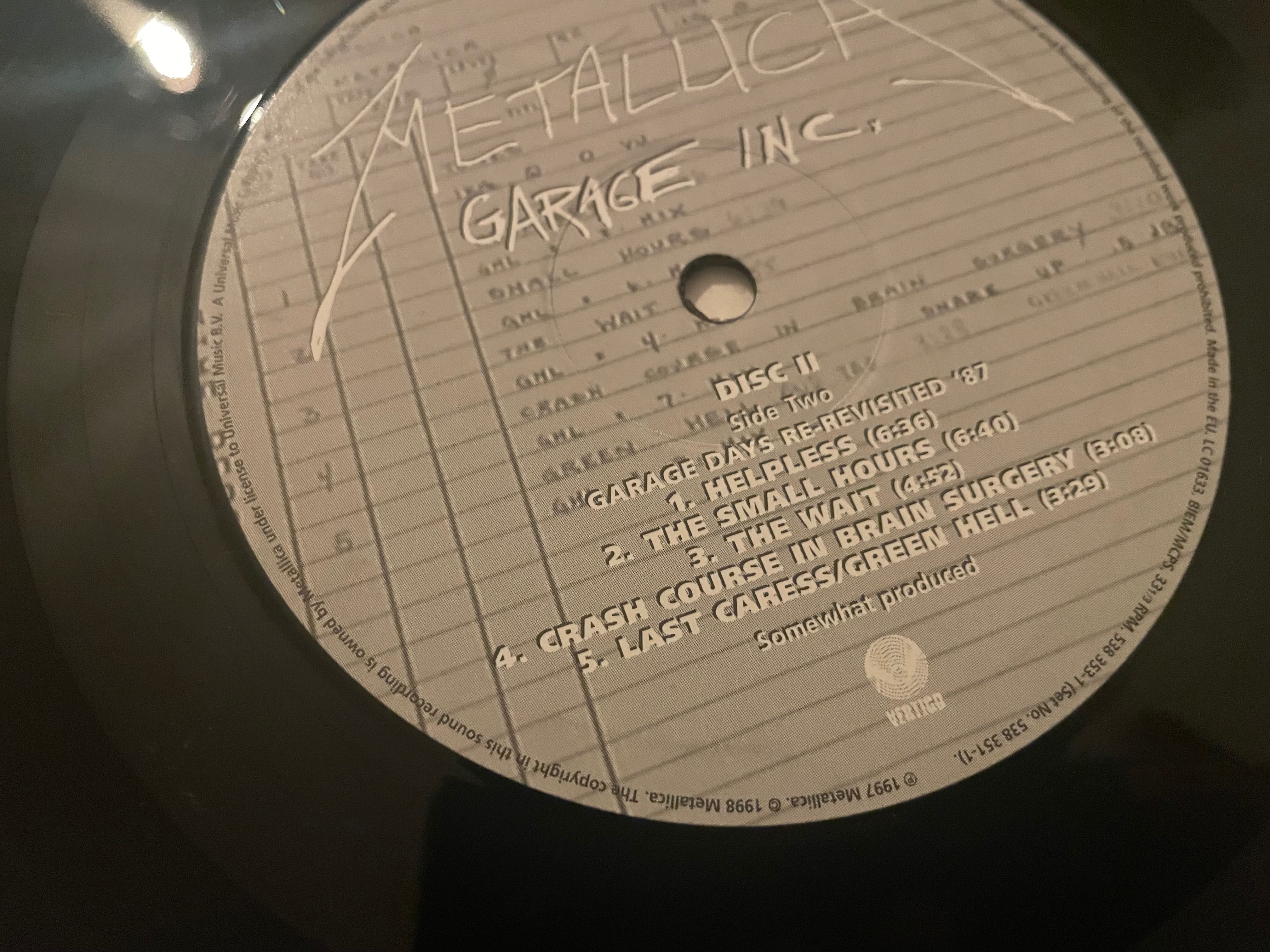 Lp Metallica - Garage Inc