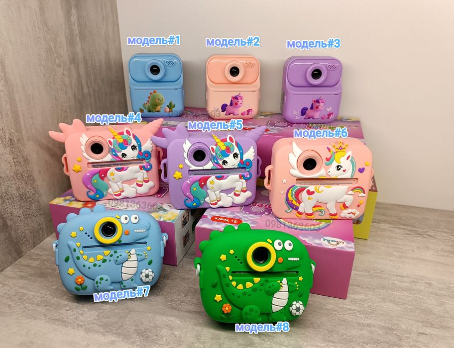 Дитячий фотоапарат дитячий фотопринтер дитяча фото камера  детская кам