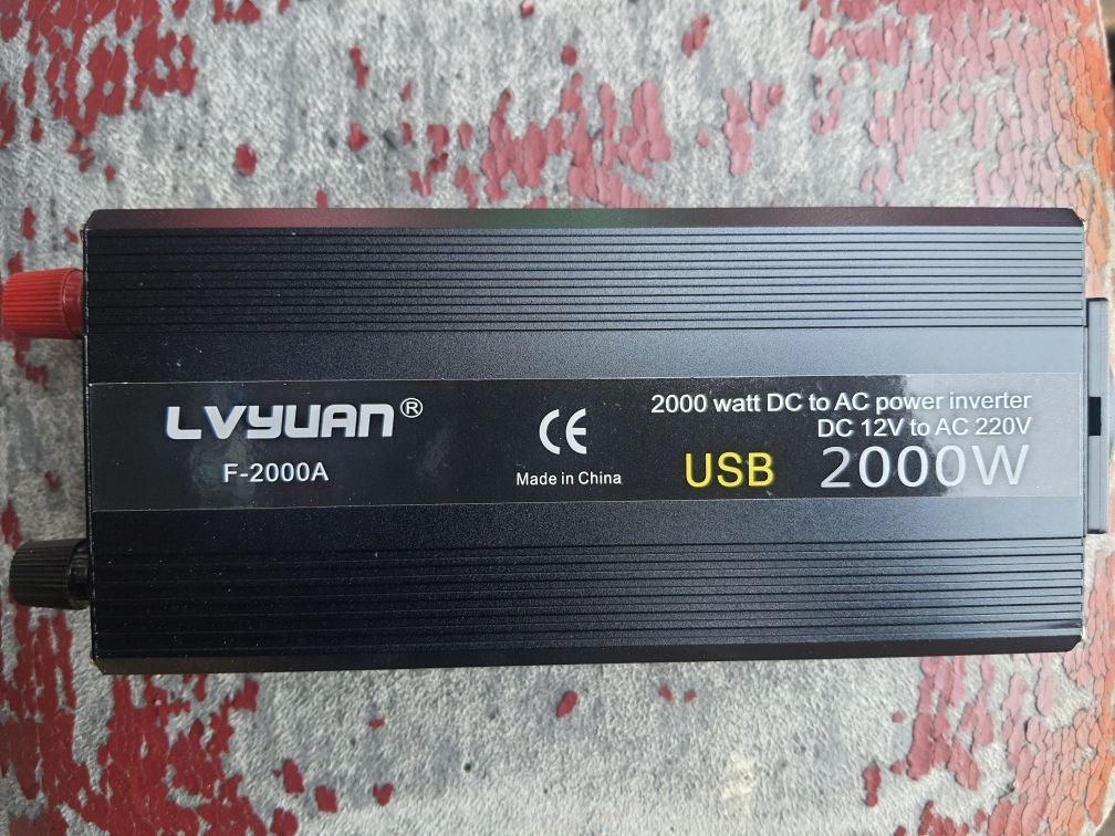 Инвертор 12/220v 2000w чистый синус