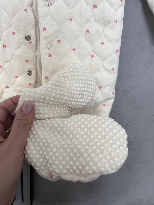 Комбінезон чоловічок сліп піддьова 12-18 м 80-86 см для дівчинки