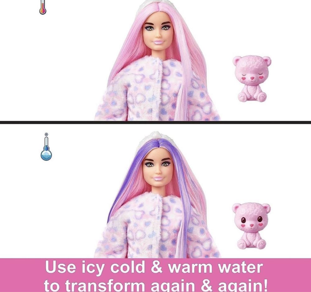 Barbie Cute Reveal Рожевий Ведмедик