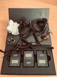 Comica boomx-d. Wireless Lavalier Microphone system.