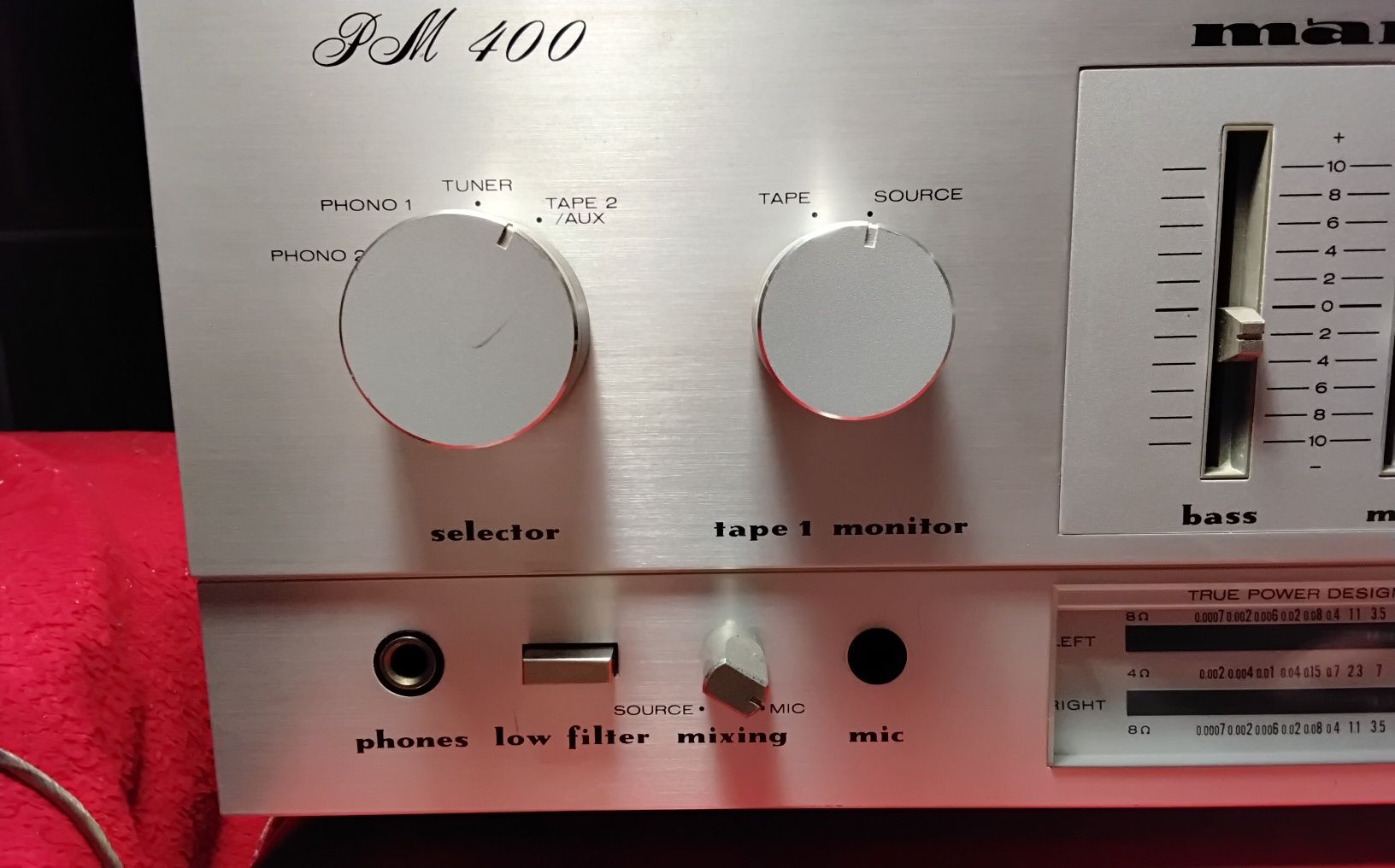 Marantz PM 400 amplificador