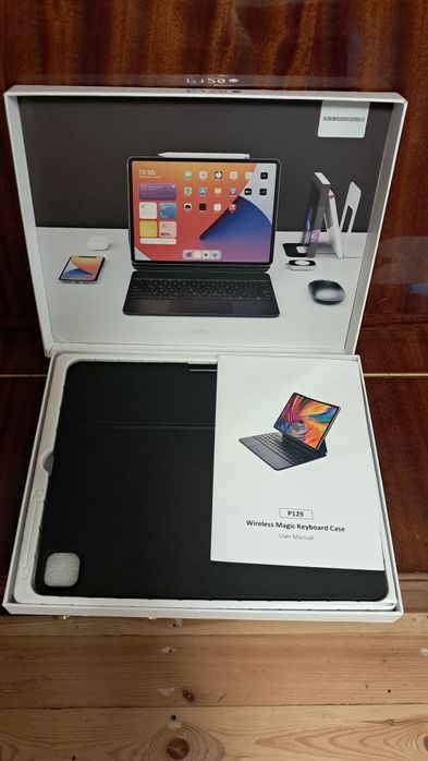 Магнітний чехол- клавіатура для  iPad Pro 12.9”, з рджб підсвіткою.