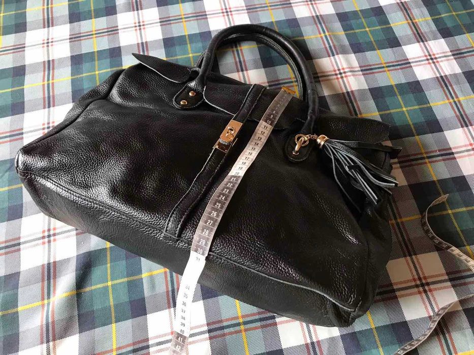 Кожаная женская сумка .