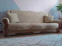Sofa z fotelem typu "bocianie gniazdo"