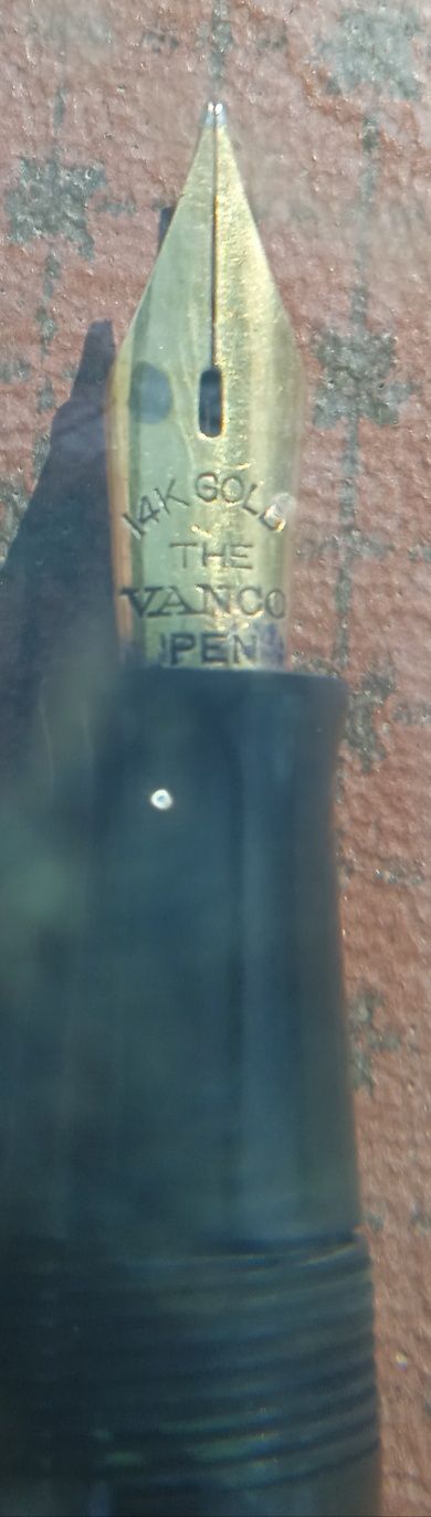Перьевая ручка производства США с золотым пером 14К