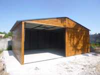 Garaż drewnopodobny 6x4 6x5 6x6 orzech złoty dąb Wzmocniony Producent