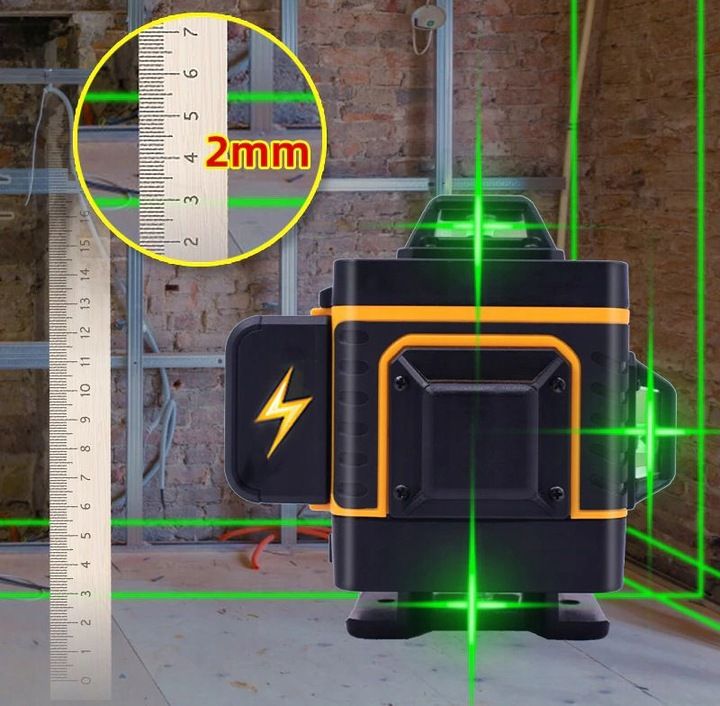 Poziomica Laserowa Xtech 360° Laser Krzyżowy 4d