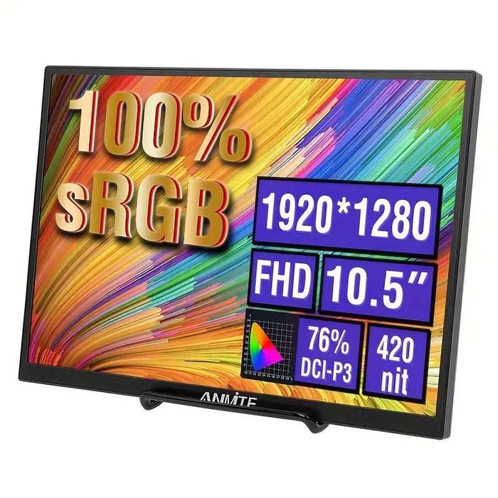 Мониторы Anmite сенсорные и без сенсора 10,5" 11,6" 14" 16"