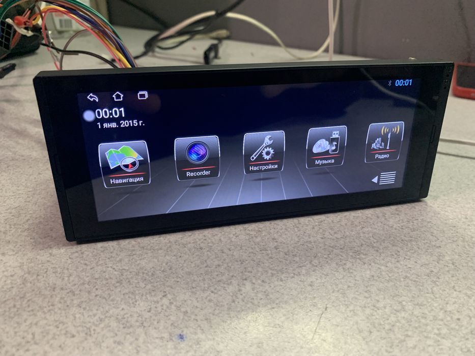 Универсальная 1din магнитола android GPS-навигация