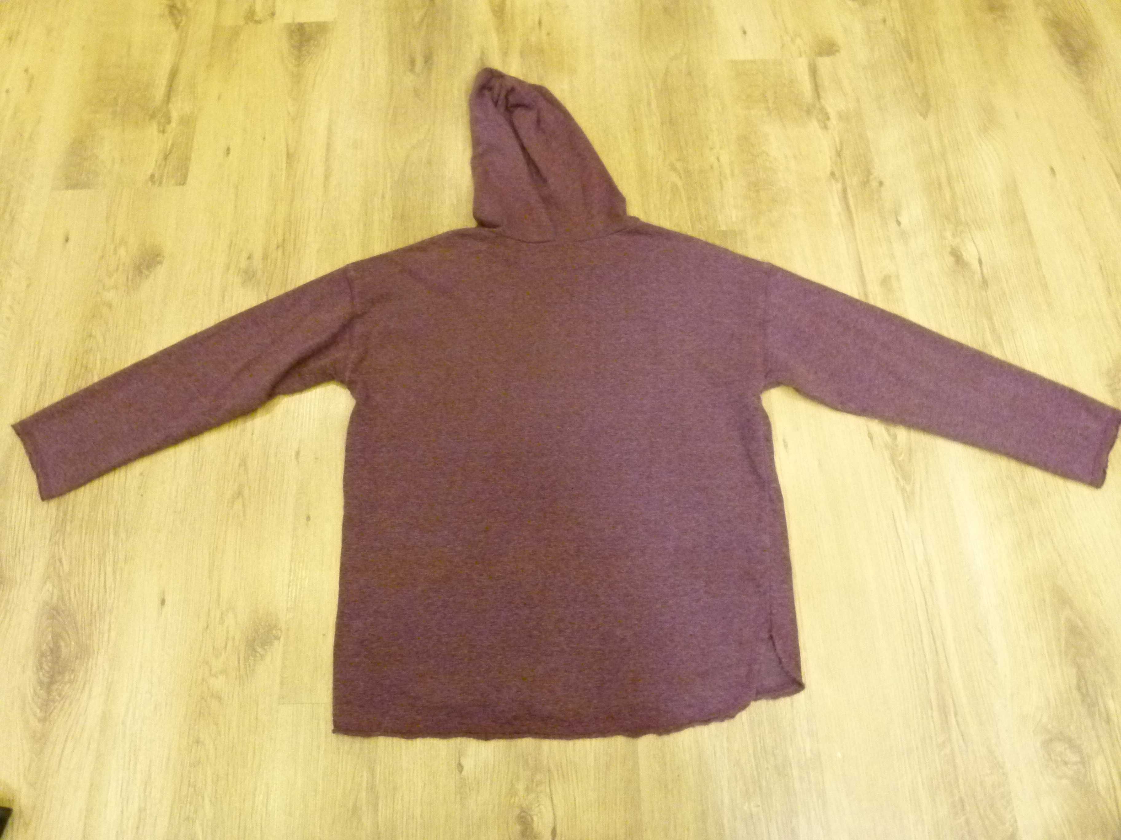 rozm 164 Zara sweter burgundowy z kapturem