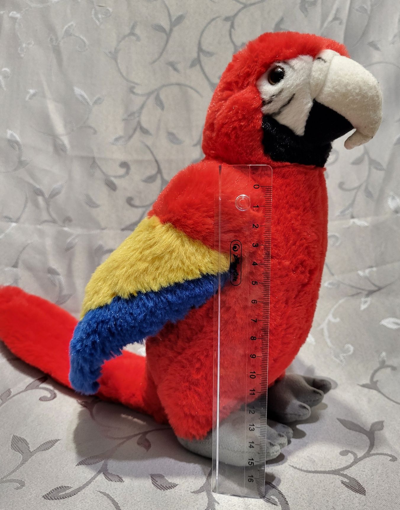 Papuga Ara maskotka pluszak ok 26 cm