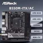 Материнська плата asrock b550m itx/ac