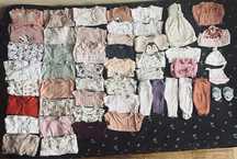 Paka paczka ubranek dla dziewczynki noworodka 50 56 62 H&M Next Baby