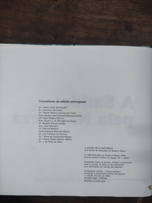 Livro "A Saúde pela Natureza"