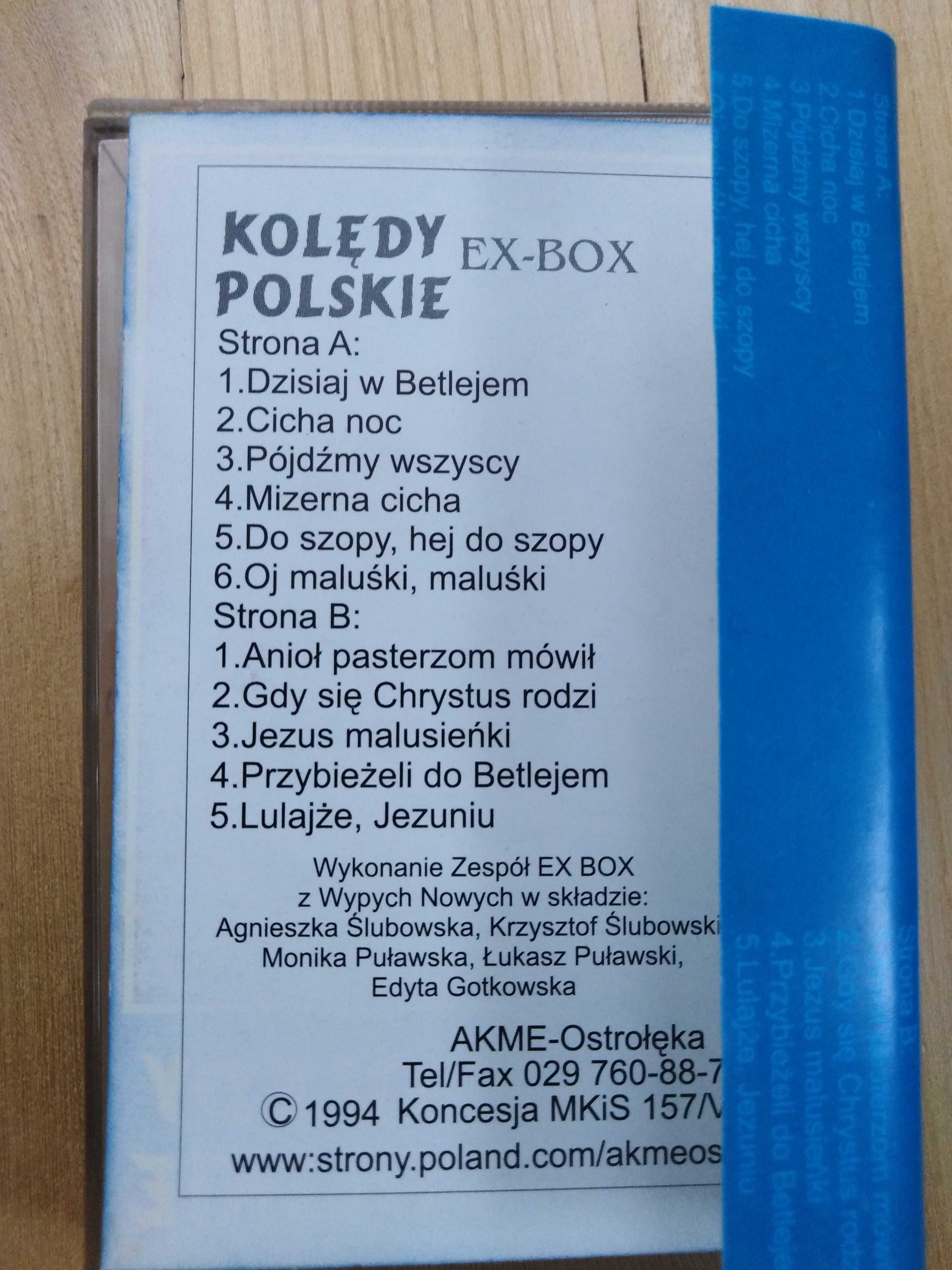 kasety kolędy polskie