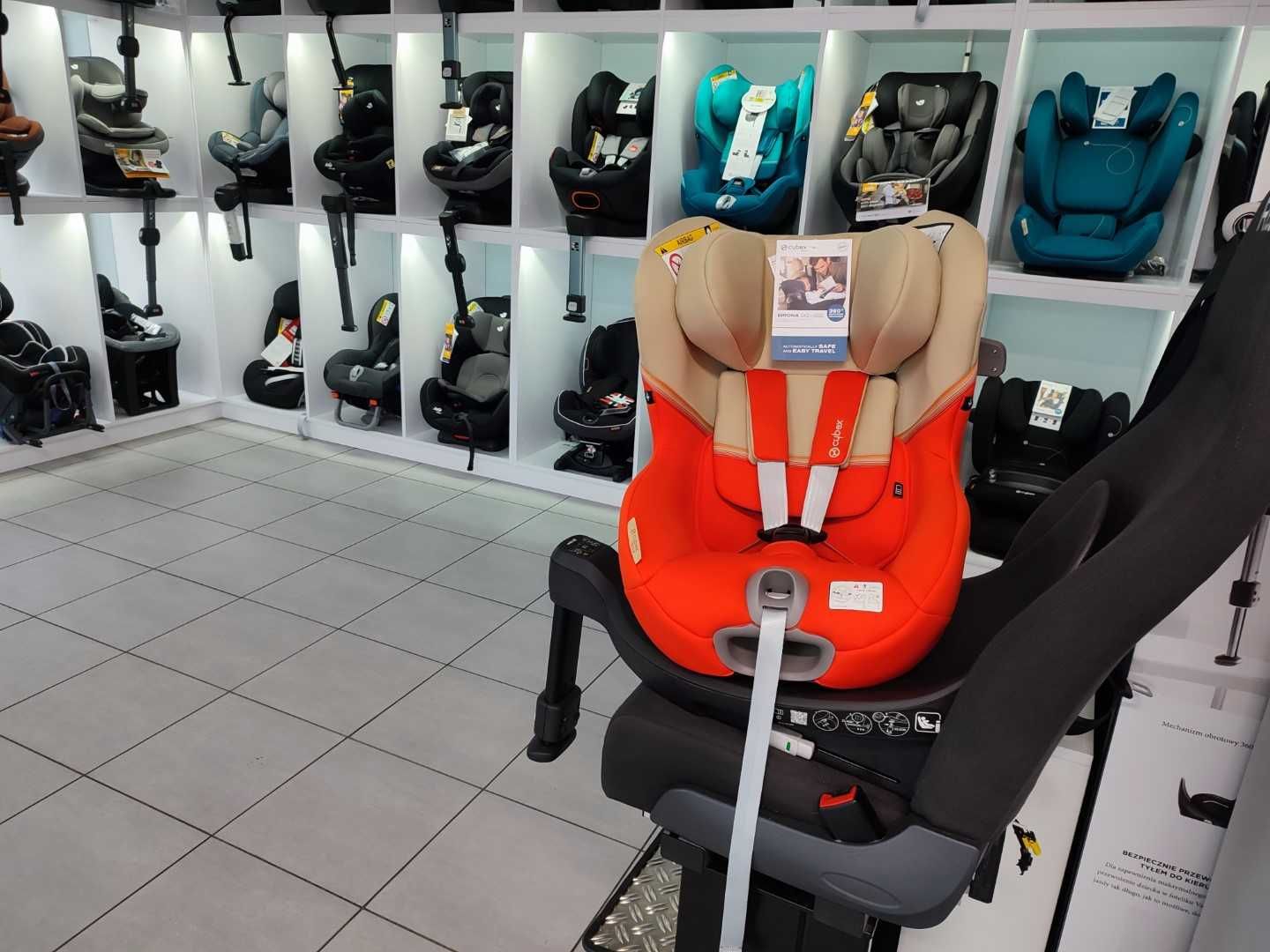 WYPRZEDAŻ Cybex Sirona SX2 fotelik obrotowy do 18kg/ 105cm 4* ADAC