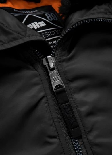 Куртка бомбер Pitbull Encino , чорна, олива