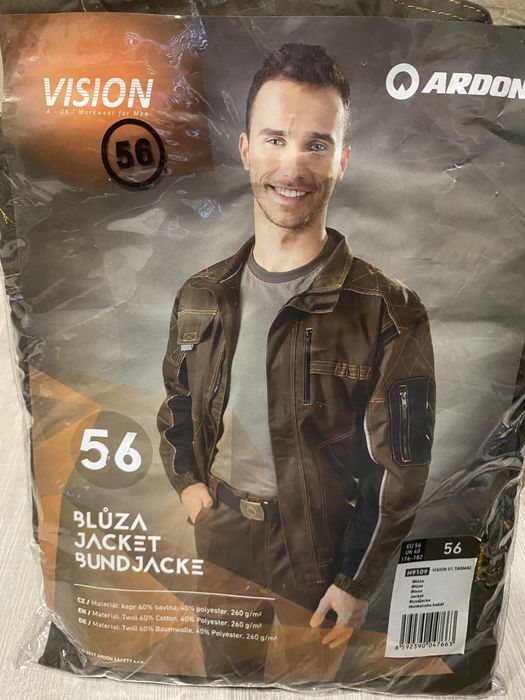 Bluza i spodnie zestaw odzieży roboczej