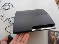 Konsola PlayStation 3 Slim z padem i grą ps3