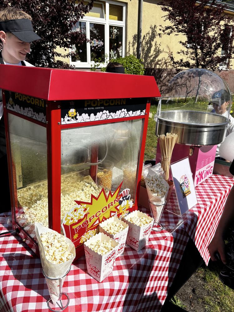 Popcorn / wata cukrowa - WYNAJEM sprzętu i stoiska z obsługą!