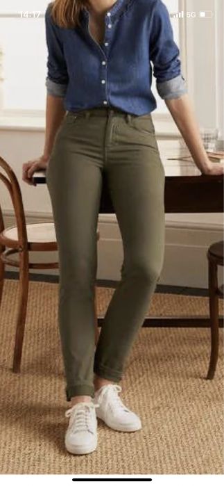 Spodnie Massimo Dutti khaki 36