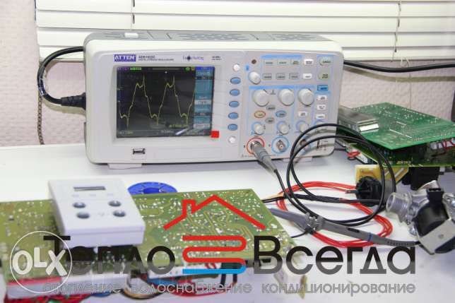 Ремонт електронної плати газового котла, електроніки, блока розпалу