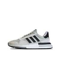 Чоловічі кросівки Adidas ZX500 сірий з чорним 9980 РОЗПРОДАЖ