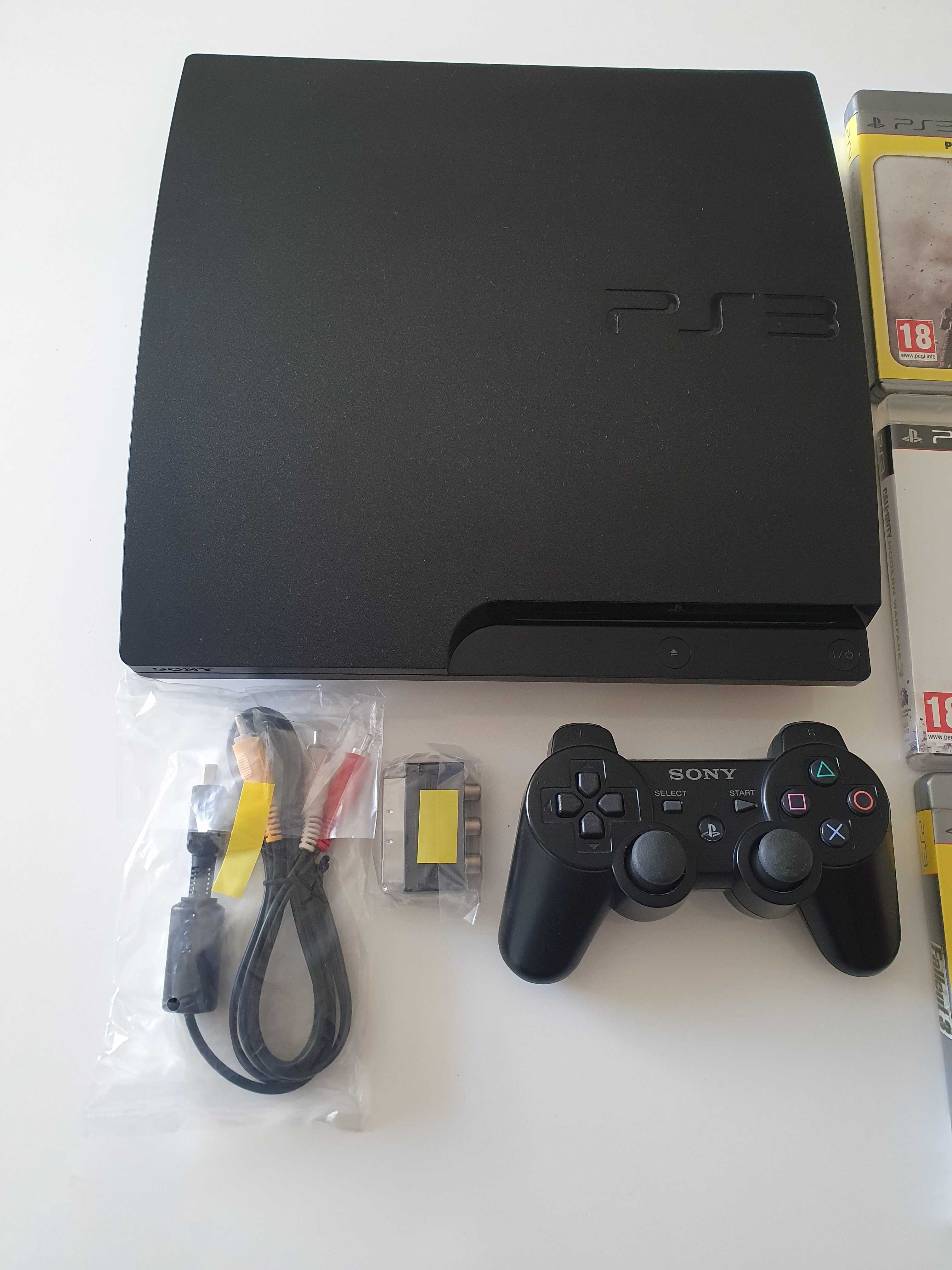 Sony Playstation 3 Slim 320 GB c/ 11 jogos