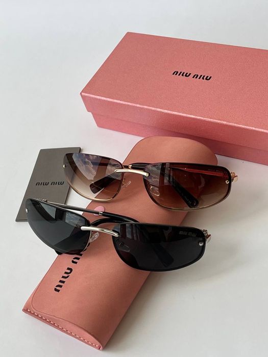 Трендовые окуляри MIU M*U якість 1 к 1 прозора лінза