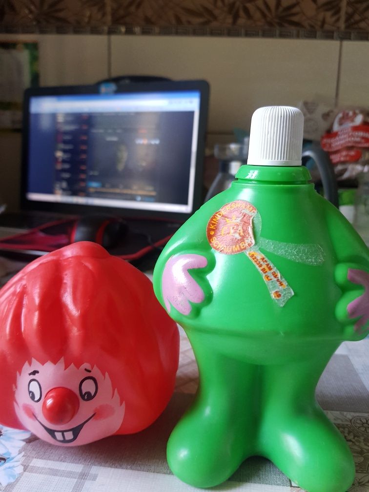 бутылка (игрушка) для шампуня, пены Pumuckl 1992г.